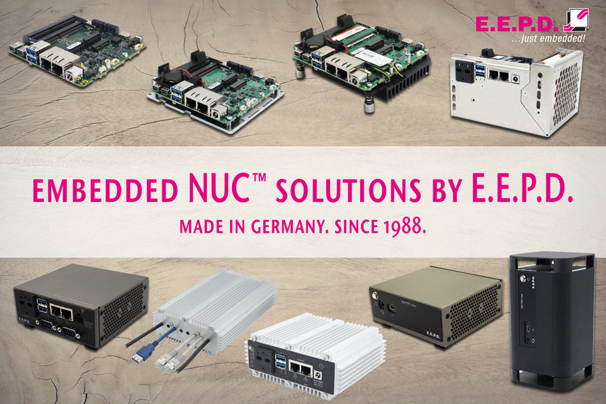 Embedded NUC boards and systems from E.E.P.D. with AMD-processors – a perfect match